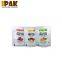 Custom print food grade matte stand up foil flour sack bags with zipper