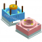 Multiple Seris Sizes Plastic Injection Paint Bucket Mould in Taizhou