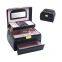 PU leather jewelry box multi-layer jewelry box large jewelry cosmetic storage box portable leather wholesale