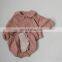 Wholesale Chidren Girl  Boutique Outfits Spring Autumn Fabric Baby Girl Couduroy Set
