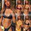 Sexy Bikini Hollow Out Bathing Suit Halter Swimwear Women Swimsuit Girl Bikini Push Up Beach Wear Solid Bikini Set A912