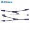 2in 1out solar Y branch connector for shunt current 2 to 1 DC connector