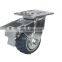 Heavy duty PVC PU stainless steel scaffold fixed swivel  castor trolley wheel