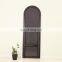 arch black metal frame floor free stand full length mirror