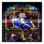 Chinese colored glass stained glass sheet customized cathedral glass