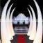 New Design Wedding Decoration Inflatable LED lighting Tusk Decoration Light For Sale