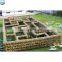 Wholesale military theme giant outdoor inflatable camouflage maze
