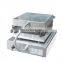 High Efficient 2000W Electric Square Waffle Belgian Machine Commercial Square Waffle Maker