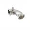 SS304 1.5" OD50.5mm Tri-Clamp Thermowell Elbow for moonshine reflux distilling distiller column