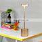 modern new design led study desk lamp aluminium metal hotel table lamp cordless restaurant light from China factory