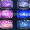 Battery operated night light starry sky projector lamp for sleep trainer