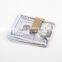 Retro Vintage Brass Money Clip Wallet Credit Card ID Holder Exquisite Gift