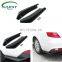 Universal Car Bumper Fin Canard Splitter Diffuser Lip Glossy Carbon Fiber For bmw e46 e60 f10 e90 f30 e39 audi a3 a4 b8 goft 4 7