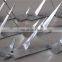 Security Galvanized Or Pvc Coated Steel Wire Cross Razor Wall Spike