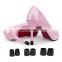 Two Pairs Waterproof High Heels Covers Heel Protector High Heels Shoe Covers Heel Stoppers Non-Slip Silicone For Wedding Shoes