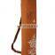 Premium Quality Printed Flower Embroidery Private Label Cotton Yoga Mat Bag Indian Supplier