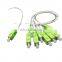 1x8 SC APC Gpon passive splitter Mini  PLC  fiber optic plc splitter SC/APC   SC/UPC optic splitter