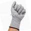 Huayi Polyurethane Palm Coated HPPE Level 5 Anti Proof Cut Resistant Gloves
