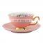 Nordic Golden Handle Tea, Cup And Saucer Set Dishwasher Safe Coffee Porcelain Mug/