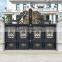 Factory price customized courtyard entrance door Aluminum garden gate driveway sliding gate