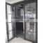 Modern french commercial exterior double glazed design aluminum frame swing doors interior aluminum casement glass patio door