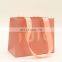 blue shopping gift paper bag in packaging bags