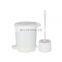 Super cheap promotion product pedal bin and toilet brush plastic bathroom set