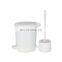 Super cheap promotion product pedal bin and toilet brush plastic bathroom set