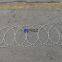 Galvanized Mild Steel Ripper Flat Wrap Razor Wire BTO-22 500mm Height