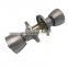 2020 new USA market standard 2 level iron security knob night latch rim handle door lock with 3 brass bolt