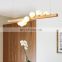 G9 Bulb 5 7 Head Nordic Modern Pendant Lamp Cafe Hotel Wooden Glass Bubble Shade Chandelier