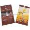 ODM logo Kaffeebeutel food grade aluminum foil coffee bean powder portable sachet food snacks packaging back sealed hang hole