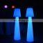hotel led floor lamp / remote control wireless 16 colors changing cordless illuminated led floor lamp price hotel outdoor