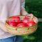 Rustic Round Bamboo Storage Basket Fruit Basket Wholesale Handwoven Made in Vietnam