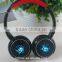 High Quality Wireless Bluetooth Headset Headphone Earphone With Flash Light