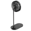 2-in-1 Multifunction Lamp Fan Stand-up fan Desktop Wireless Charge USB-C Free Rotation Wireless Charger 15w