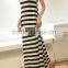 2014 Summer New Black Condole Belt Dress 100% cotton cheap young lady dresses from  china