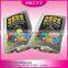CMYK Printing Transparent packaging bag with colors print on both sides
