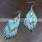Bead Work Handmade Ethnic Ear piece dangle earrings