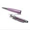 Customed plastic pen usb flash drive 2.0 with crystal