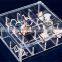 Clear Acrylic Make Up Organizer Acrylic Cosmetic Box Clear Acrylic Lipstick Organizer/Holds 24 Lipstick