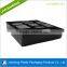 Black PET/PS Disposable plastic tray for electronics component