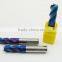 special customized coated Germany solid tungsten carbide high quality flat end mill metal milling cutter