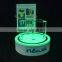 acrylic cosmetic display stand round makeup display rack