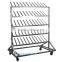 Stainless Steel Mobile Boot Rack 30 for hospital or Clean Room