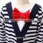 2016 Newborn Baby Cotton bodysuit Kid Boys Clothing baby romper with bowtie