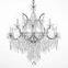 16 lights chrome finished k9 crystal deco affordable chandelier price