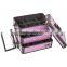 Pro 4 Wheels 4 in 1 Rolling Makeup Cosmetic Train Case