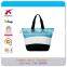 waterproof fashion handle bag ladies stripe nylon one shoulder hand bag