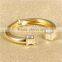 Gold Plating Fashion 2016 Girl Rhinestone Cuff Bangle